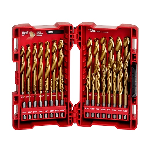 Picture of Milwaukee Electric Tool 48-89-4632 Milwaukee Electric Tool 29 Pc Shockwave™ Red Helix™ Titanium Drill Bit Set